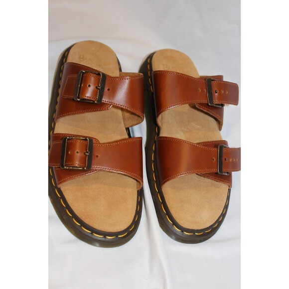 Dr Martens Josef Analine Sandals Womens 11 Mens 10 Oak Brown NIB $120 - Picture 5 of 8